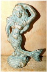 Mermaid's Rest Cast Iron Doorstop