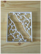 Vine Garden Cast Iron Shelf Brackets