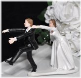 Chasing Love Cake Topper