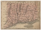 Boynton's 1855 Connecticut State Map Miniature Edition