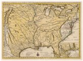 Louisiana and Mississippi Vintage Map - 1730s French Style