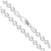 Elegante Silver Ball Bead Necklace