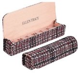 Ellen Tracy Pink Tweed 7 Day Travel Organizer