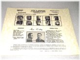 Outlaw Era Reproduction: Machine Gun Kelly Wanted Poster