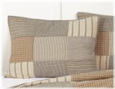 Charcoal Patchwork Standard Sham - Farmhouse Cotton