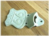 Green Iron Route 66 Bottle Opener