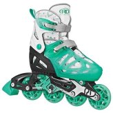 Green Tracer Adjustable Kids' Inline Skate