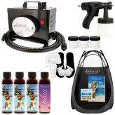 Sun-Kissed Glow Airbrush Tanning Kit with Tent and Solution