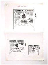 California Banned 1975 Exploitation Pressbook
