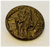 Danube Peasant Brass Button