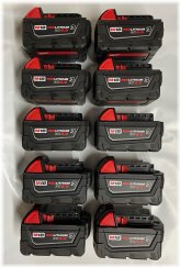 Milwaukee M18 XC 5 amp Oil Resistant Batteries Pack
