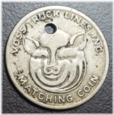 Oklahoma City Voss Truck Lines Pig Flipper Token