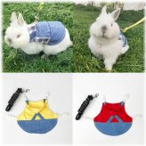 Pet Denim Harness and Leash