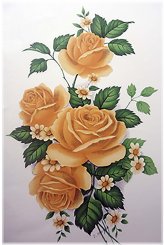 Floral Motif Ceramic Decals Collection
