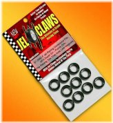 Jel Claws Front HO 1/64 Slot Car Tires - AFX Super G+ ST-2060-F