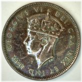 Newfoundland Canadian Ten Cent Coin - 1943 XF Circulated