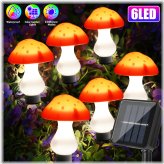 Enchanted Solar Mushroom Lights