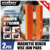 Magnetic Reversible Soft Pads for Vise Clamps - Dual Set