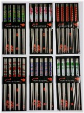 Steel Stix - Set of 10 Beautiful Chopsticks