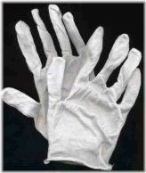Cotton Coin Handling Gloves Set