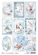 Winter Journey Decoupage Rice Paper