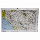 Santa Ana Raised Relief Map