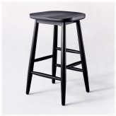 Haddonfield Backless Barstool Black