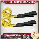 Nylon Flat Loop Lifting Straps - 2 Pack