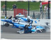 Indy 500 Collision Commemorative Photograph