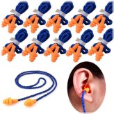 Silicone Corded Shooting Ear Plugs