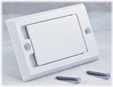 White Square Door Inlet 1700-01