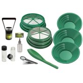 Gold Prospecting Kit with Classifier, Scoop, Vials, and Magnet