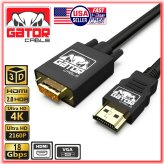 1080P Video Adapter Cable for HDTVs and Monitors