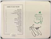 Augusta National Masters Scorecard Signed by J.J. Spaun