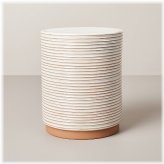 Earthen Groove Accent Table