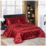 Satin Quilted Bedding Set