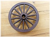 Rustic Cast Iron Wagon Wheel Decor