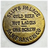 Golden Gate Saloon Souvenir Coin