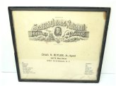 Scottish Union & National Insurance Co. West Patchogue NY Certificate