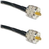 USA-Ship Coaxial Cable with UHF Male Connectors