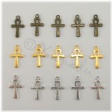 Ankh Cross Antiqued Egyptian Charms Collection