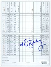 The Ridge Golf Club Scorecard Signed by Erica Blasberg - JSA Authenticated