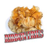 Ribbon Fries Food Truck Decals and Sign