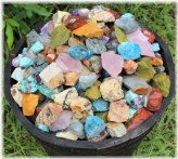 African and Madagascar Natural Rough Stones Mix