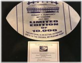 Vikings Legacy: Metrodome Roof Football Relic