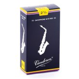 Reed Essentials - Vandoren Traditional Alto Saxophone Reeds #2.5 (Pack of 10)