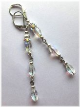 Crystal Clear Sparkle Dangle Earrings