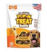 Nylabone All Natural Pop-In Dog Treats Refills