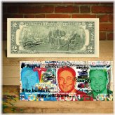 Genuine Signed $2 Bill with Elon Musk Pop Art Design by Rency