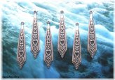 Celtic Teardrop Earrings - Set of 6